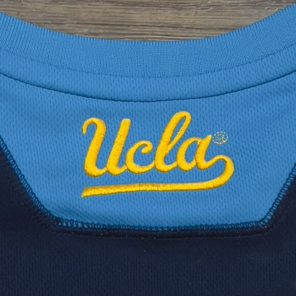 Adidas UCLA Short Sleeve Basketball Jersey Embroidered Neckline #3 - Men's Small - Picture 8 of 10